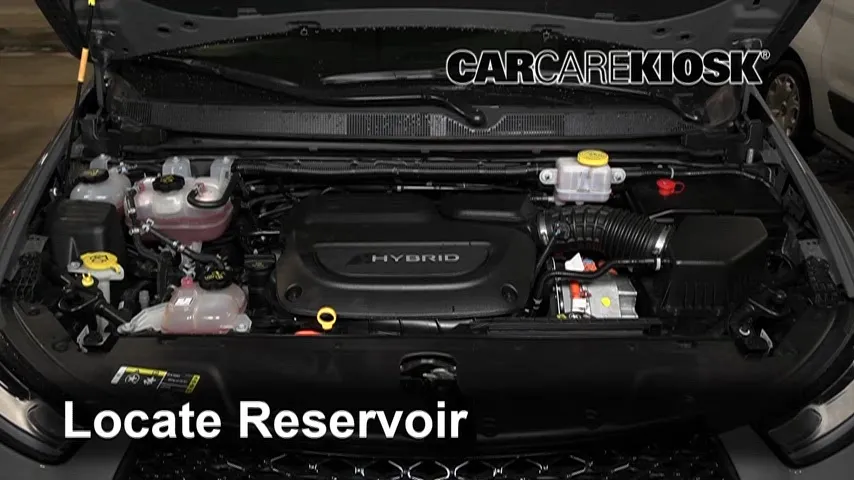 2021 Chrysler Pacifica Hybrid Touring 3.6L V6 PHEV Líquido limpiaparabrisas Agregar líquido